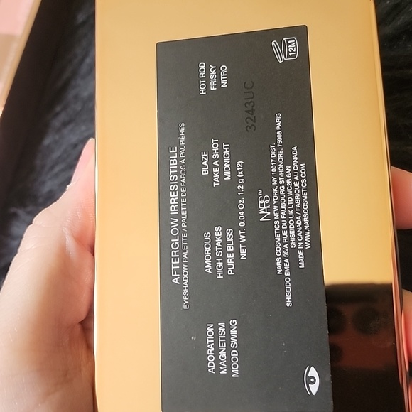 NARS Afterglow Irresistible Eyeshadow Palette Limited Edition, New In Box - Picture 3 of 8